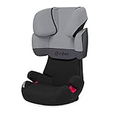 Cybex Solution X - Silla de coche grupo 2/3 (15-36 kg), Desde los 3 hasta los 12 años aprox., Sin Isofix, Gris (Cobblestone)