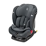 Maxi-Cosi Titan Plus Silla Coche bebé grupo 1/2/3 isofix, 9 - 36 kg, silla auto bebé reclinable con reductor, Clima Flow para el control de la temperatura, crece con el niño 9 meses- 12 años, graphit