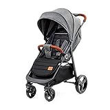 Kk KinderKraft Silla De Paseo Grande, Carrito, Capota Desplegable, Para Niños, Gris, Ún