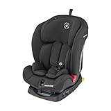 Maxi-Cosi Titan Silla Coche bebé grupo 1/2/3 isofix, 9 - 36 kg, silla auto bebé reclinable, crece con el niño desde 9 meses hasta 12 años, color neg