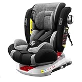 Babify Onboard Silla de Coche Giratoria 360º – Grupos 0/1/2/3 - Reclinable - Contramarcha hasta grupo 1